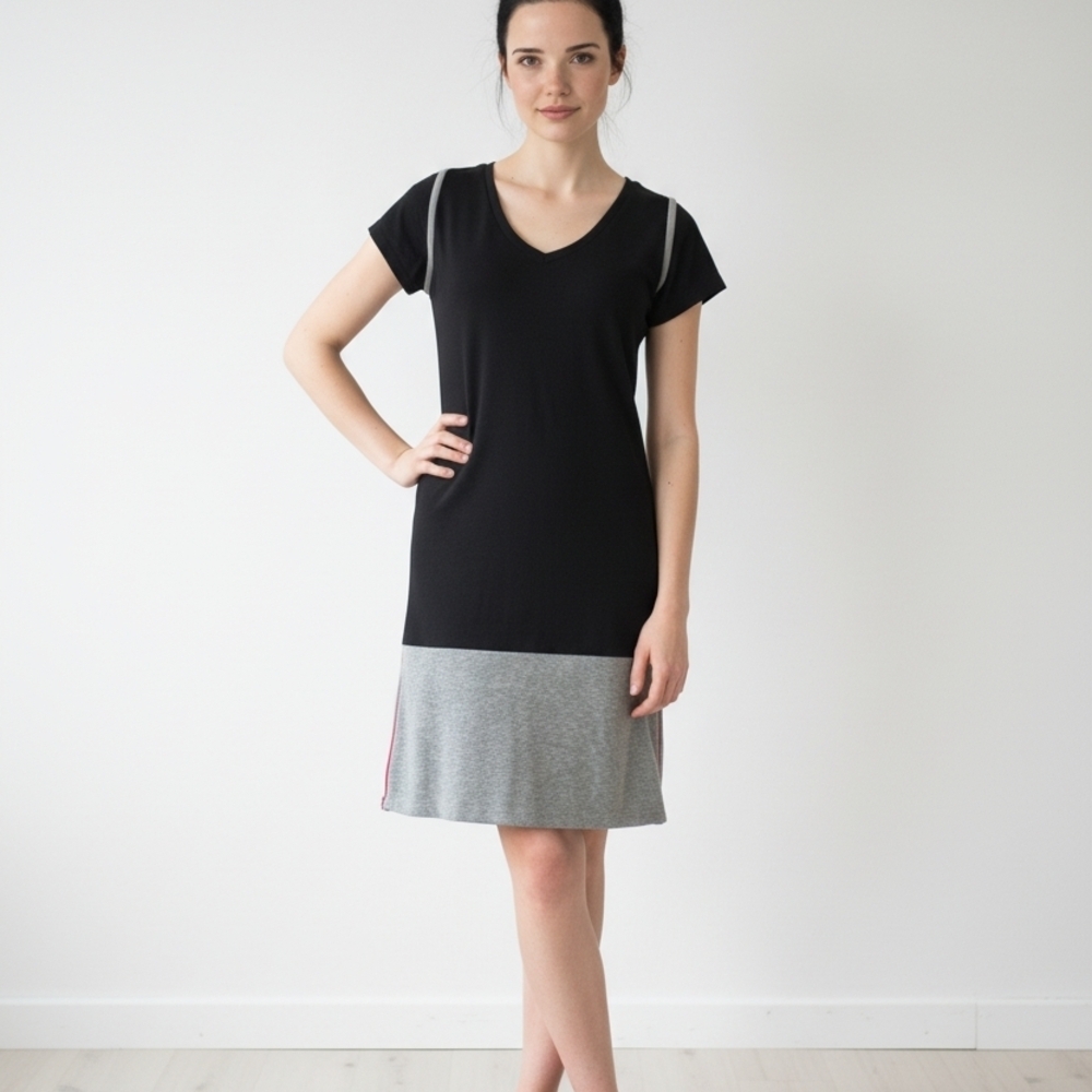 Hatley Black and Pink Dress